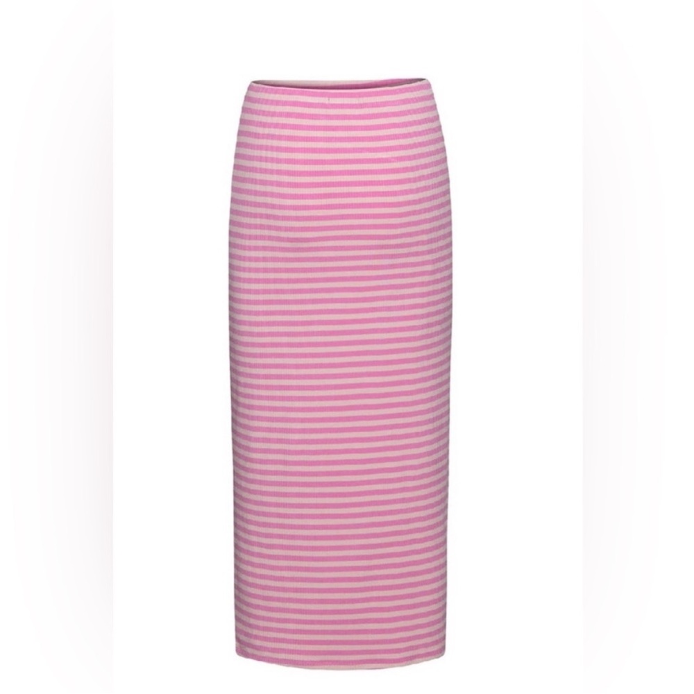 AFRM Pink and Nude Ribbed Skirts